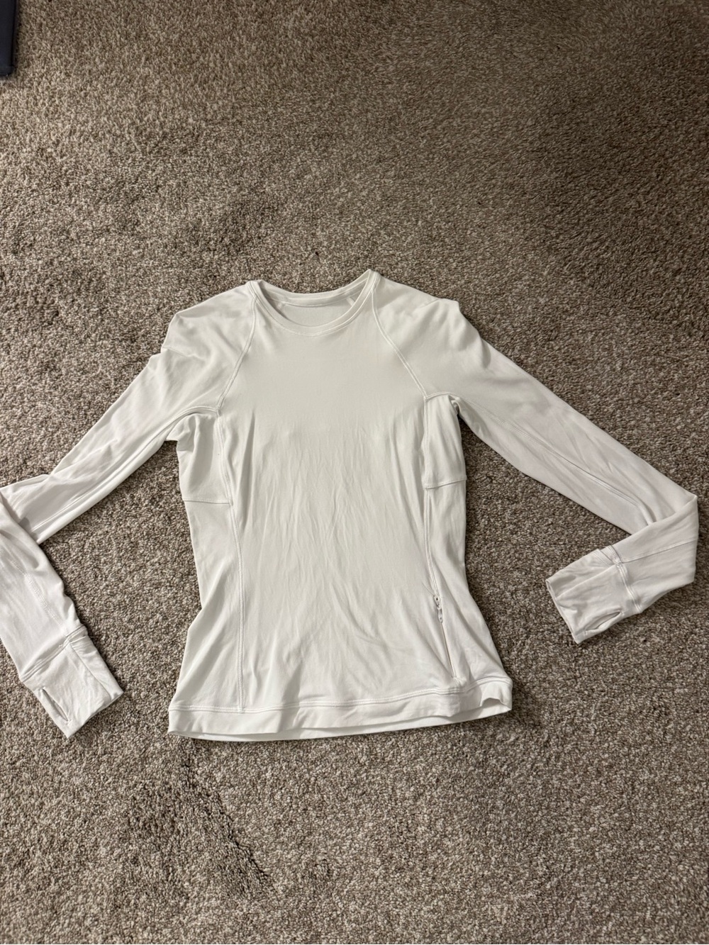Lululemon Long-Sleeve White Women's Performance Top
